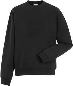 Russell RU262M - CLASSIC SET-IN SLEEVE SWEATSHIRT Czarny