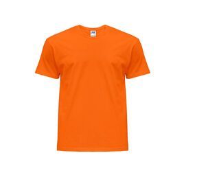 JHK JK145 - T-shirt Madrid dla mężczyzn z okrągłym dekoltem Pomarańczowy