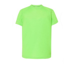 JHK JK902 - Sportowa koszulka dziecięca Lime Fluor