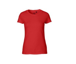 Neutral O81001 - Dopasowana koszulka damska Czerwony