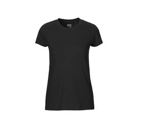 Neutral O81001 - Dopasowana koszulka damska Czarny