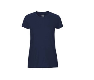 Neutral O81001 - Dopasowana koszulka damska Granatowy