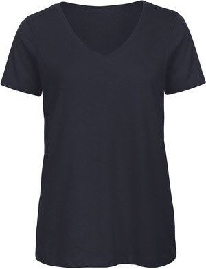 B&C CGTW045 - Ladies Organic Cotton V-neck T-shirt