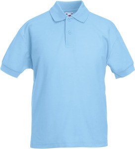 Fruit of the Loom SC63417 - 65/35 Kids' polo shirt Błękit