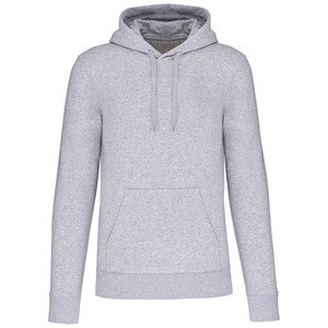 Kariban K4027 - Men's eco-friendly hooded sweatshirt Szarość Oxfordu