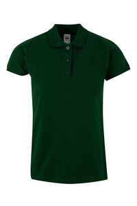 Mukua PS200WC - SHORT-SLEEVE WOMAN POLO Butelkowa zieleń