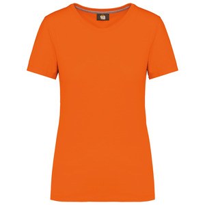 WK. Designed To Work WK307 - Ladies antibacterial short sleeved t-shirt Pomarańczowy