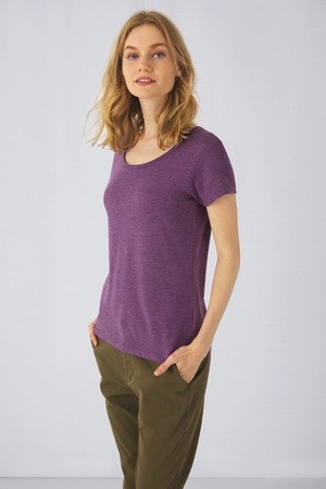 B&C CGTW056 - Ladies TriBlend crew neck T-shirt