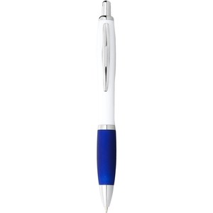 GiftRetail 106900 - Długopis Nash z białym korpusem i kolorwym uchwytem