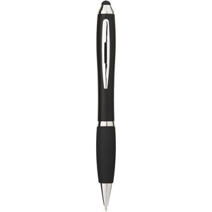 GiftRetail 106903 - Długopis z kolorowym stylusem i czarnym uchwytem Nash